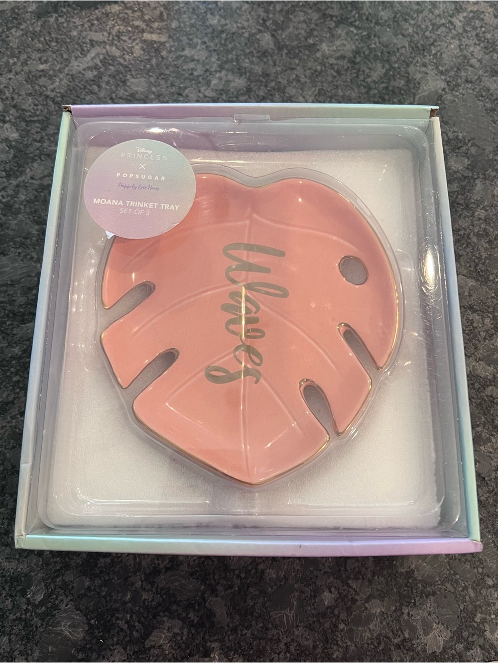 Disney Pop Sugar Moana Leaf Trinket tray set - Picture 6 of 7